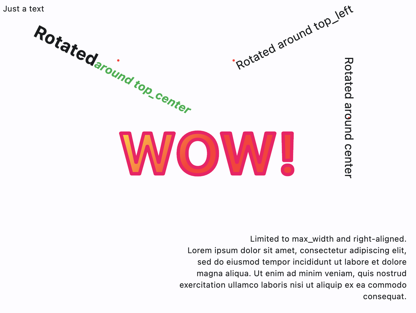 text